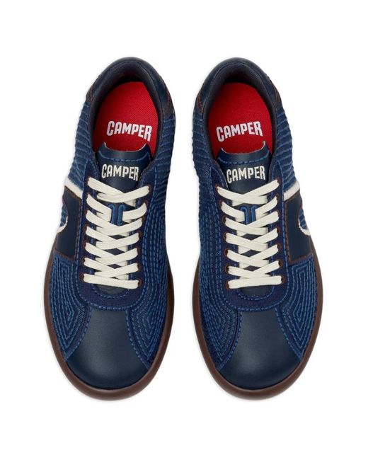 Camper Blue Pelotas Soller Lace-Up Sneakers for men