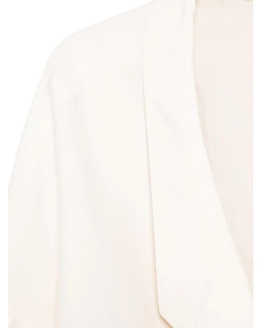 Viktor & Rolf White Dragged Blazer