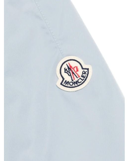 Moncler Blue Veste Cassiopea À Capuche