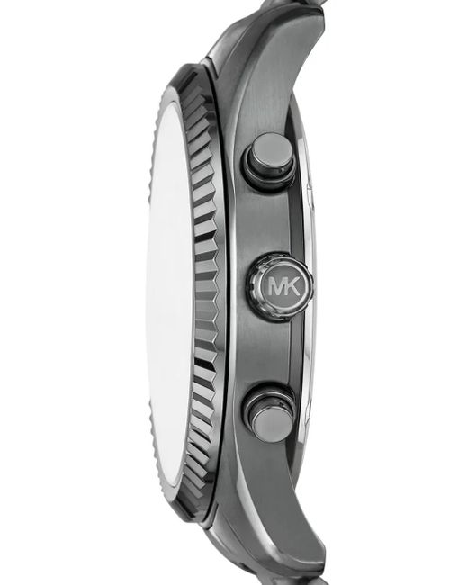 Michael Kors Black Round-Face 45Mm for men