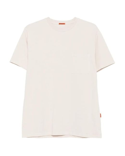 Barena White Chest-Pocket Short-Sleeve T-Shirt for men