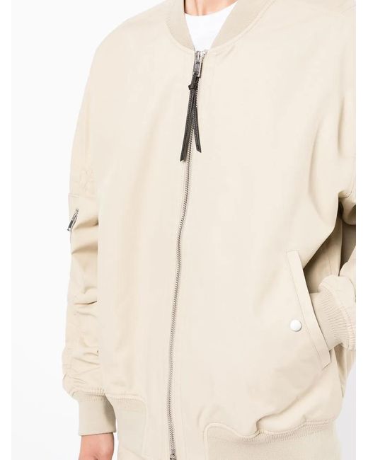 3.1 Phillip Lim Natural Zip-Front Bomber Jacket for men