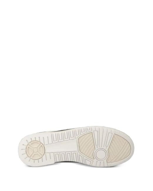 Filling Pieces Gray Panelled Suede Sneakers for men