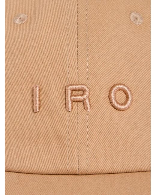 IRO Natural Embroidered Baseball Cap