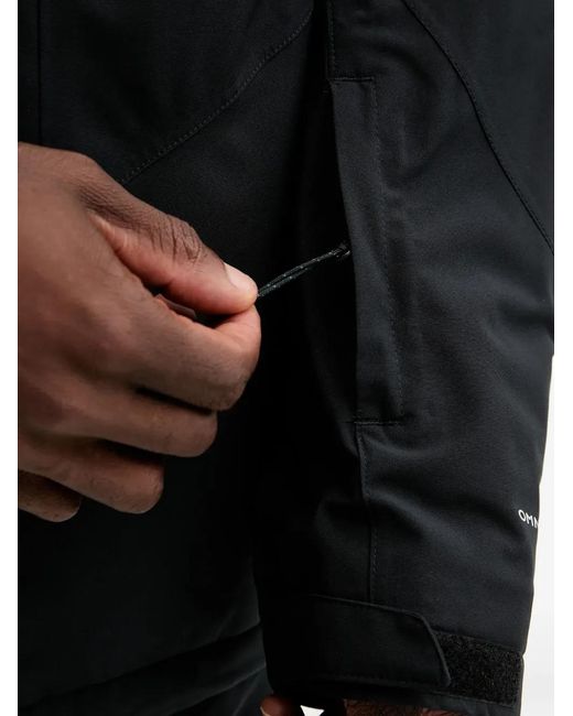 Giacca Da Sci Con Zip E Cappuccio di Columbia in Black da Uomo