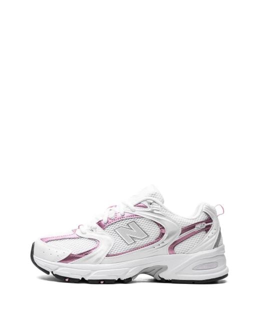 New Balance White 530 Mesh Sneakers for men