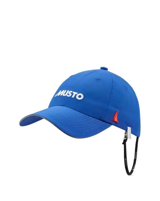 Musto Blue Logo-Embroidered Retainer-Clip Baseball Cap