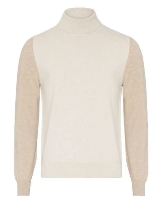 Maison Margiela メンズ ホワイト タートルネック セーターの Maison Margiela メンズ ホワイト タートルネック セーターの