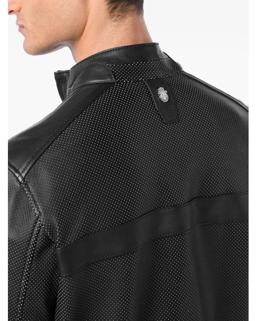 Billionaire Black Leather Jacket for men