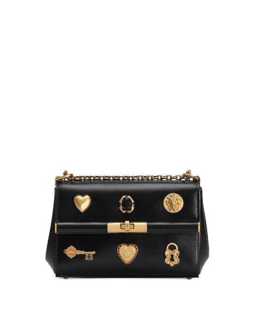 Dolce & Gabbana マルレーン シティ ショルダーバッグ ミニ Black