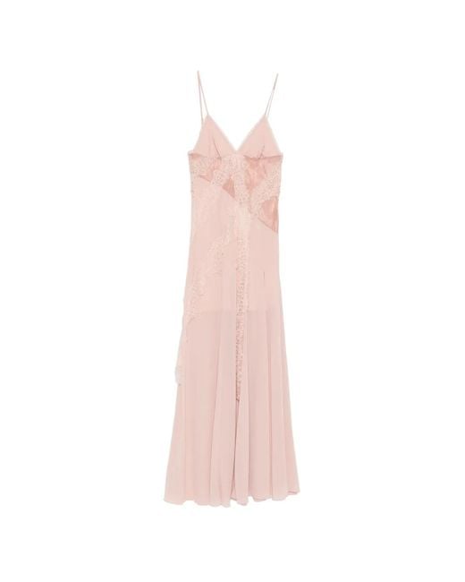 Aniye By Pink Lace-Trim Maxi Dress