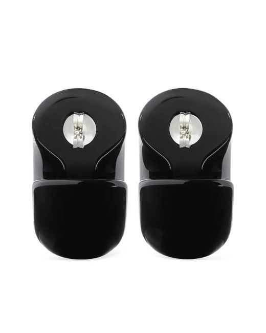Courreges Black Infinity Ohrringe