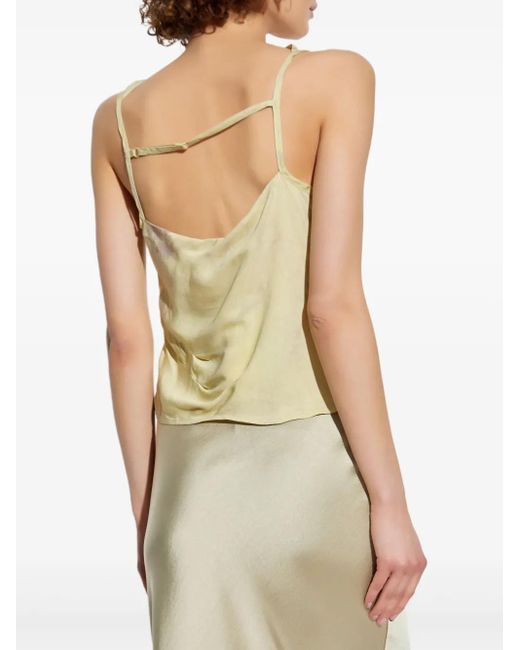 Samsøe & Samsøe Natural Draped Sleeveless Blouse