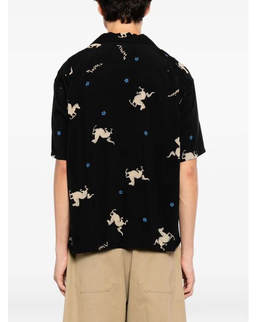 Visvim Black Crosby Shirt for men