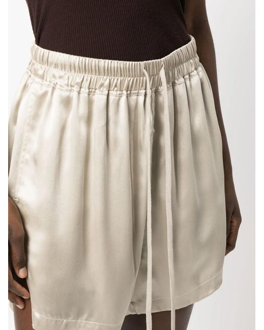 Pantalones cortos con cordones Rick Owens de color Natural
