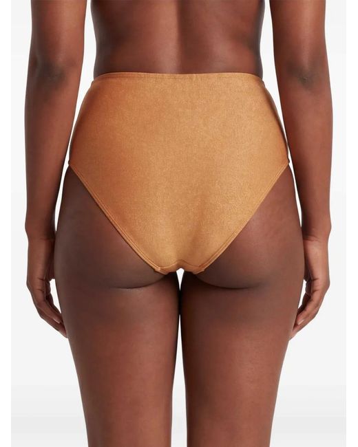 Marlies Dekkers Brown Dorada High-Waist Bikini Bottoms