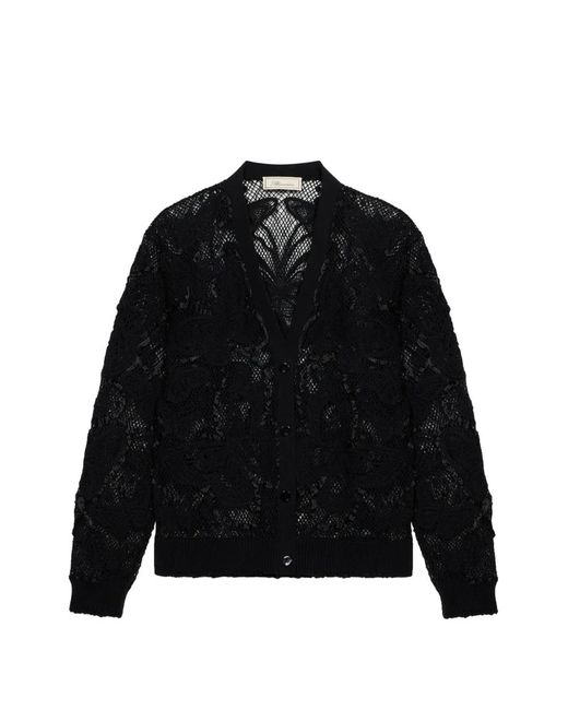 Blumarine Black V-Neck Cardigan