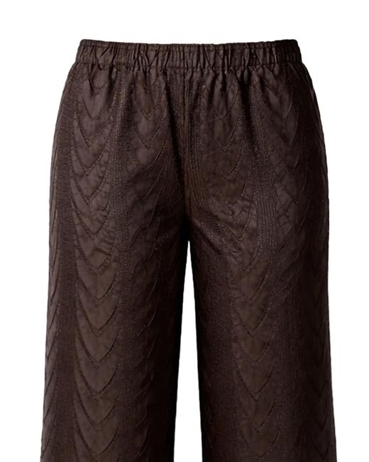 MEIMEIJ Brown Patterned Trousers