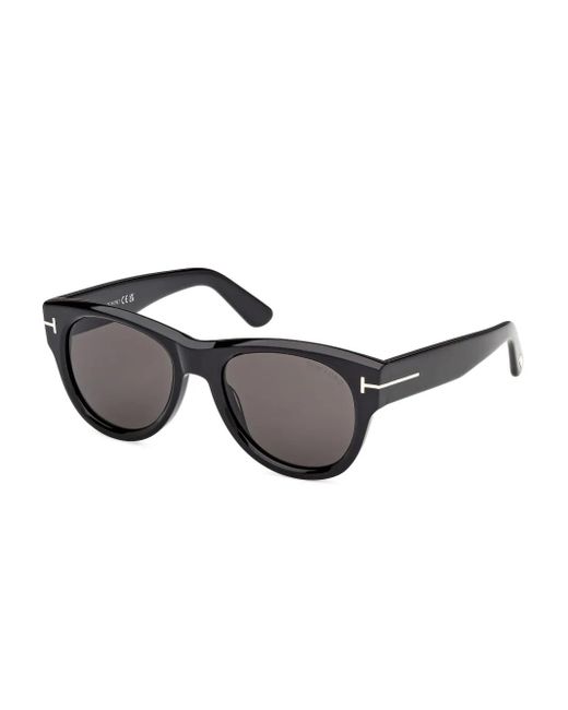 Tom Ford Gray Round-Frame Sunglasses for men