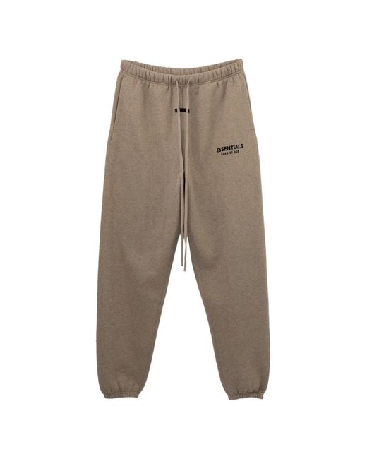 Essentials White Pantalon De Jogging À Logo Imprimé for men
