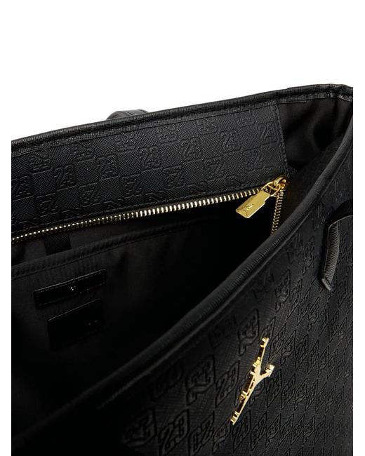 Nike Black Monogram Zip-Fastening Tote Bag