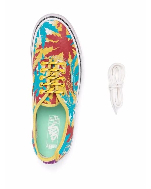 Vans White Sneakers Green for men