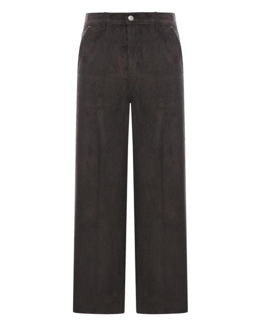 Pantaloni A Coste di AMI in Gray da Uomo