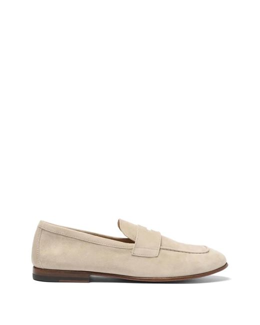 Scarosso White Gregory Loafers for men