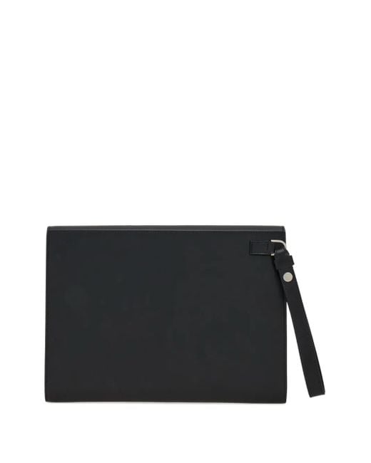 Ferragamo Black Leather Document Holder for men