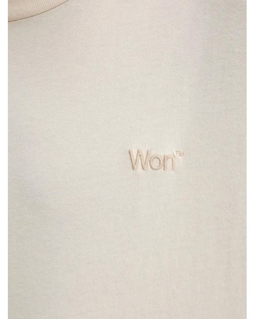 Won Hundred White Long-Sleeve T-Shirt for men