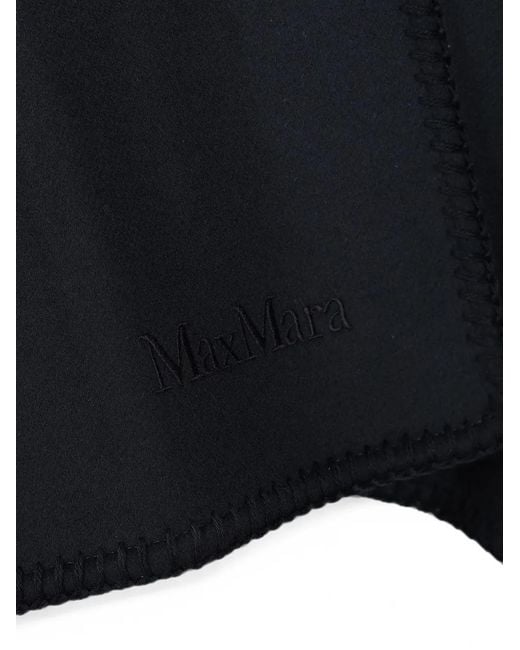 Capa Con Cinturón Max Mara de color Black
