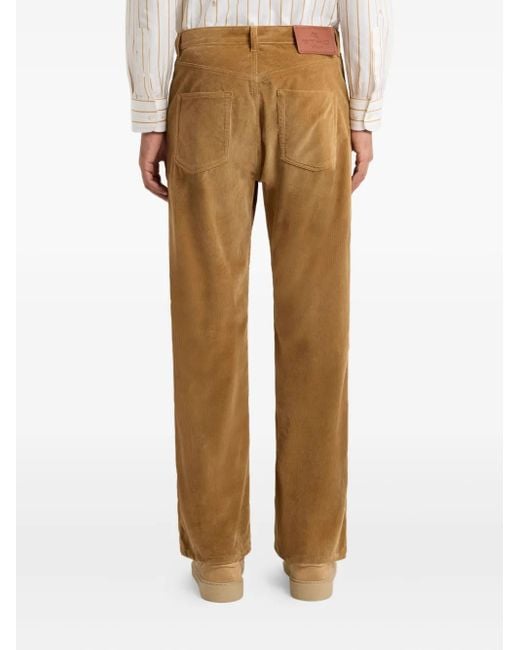 Etro Natural Straight-Leg Corduroy Trousers for men