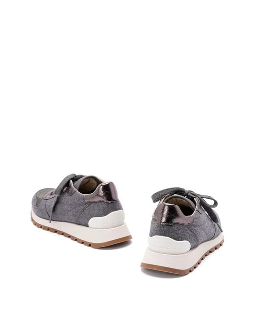 Brunello Cucinelli Gray Runners