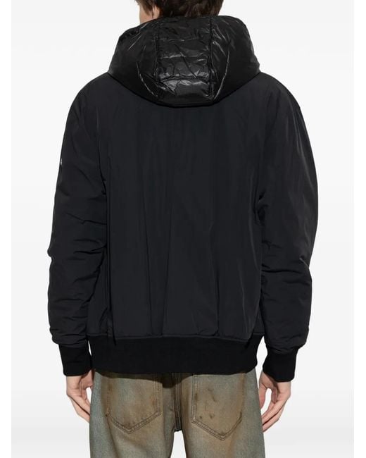 Moose Knuckles Blue Brixton Hooded Down Jacket for men