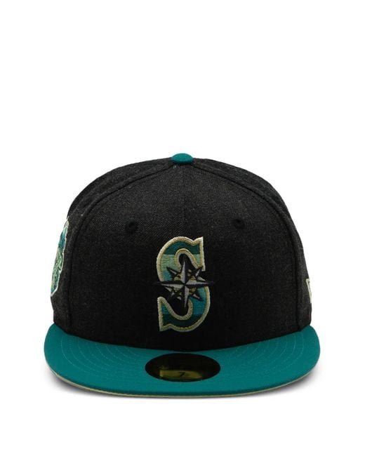 KTZ Green 59Fifty Seattle Mariners Fitted Baseball Cap for men