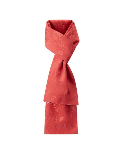 Foulard A Fantasia di Shanghai Tang in Red