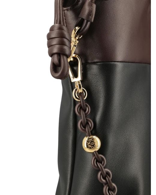 Loewe Black Chain-Detail Leather Shoulder Bag