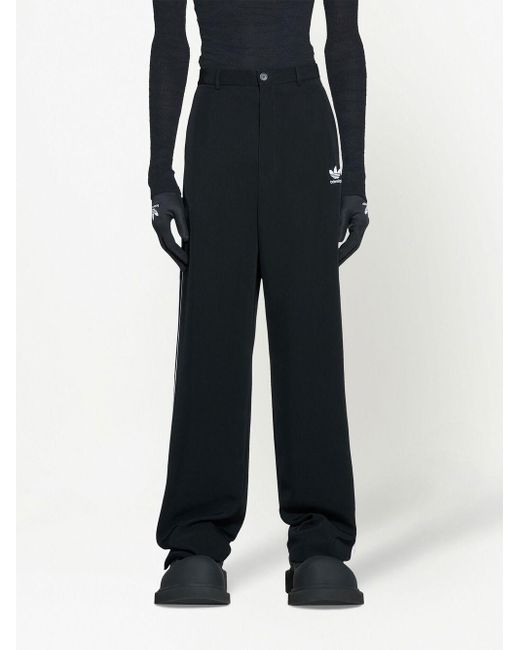 メンズ Balenciaga X Adidas ワイドパンツ Black