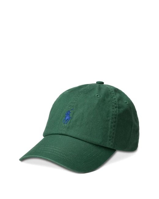 Polo Ralph Lauren Green Embroidered Logo Baseball Cap for men