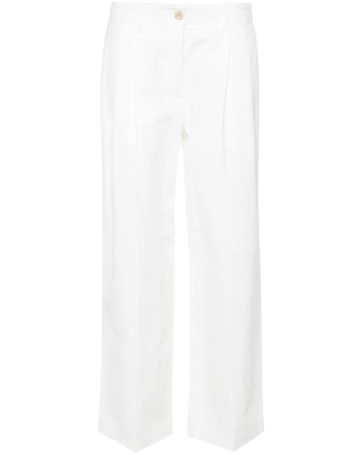 Totême White Pants & Shorts