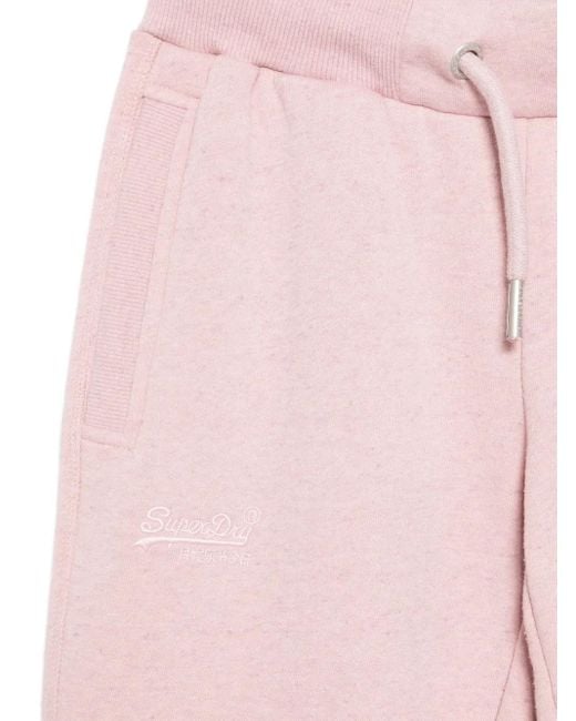 Superdry Pink Drawstring-Waist Pants