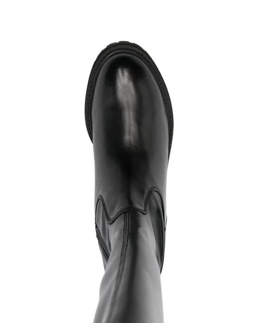 Geox Black Iridea Zip Boots