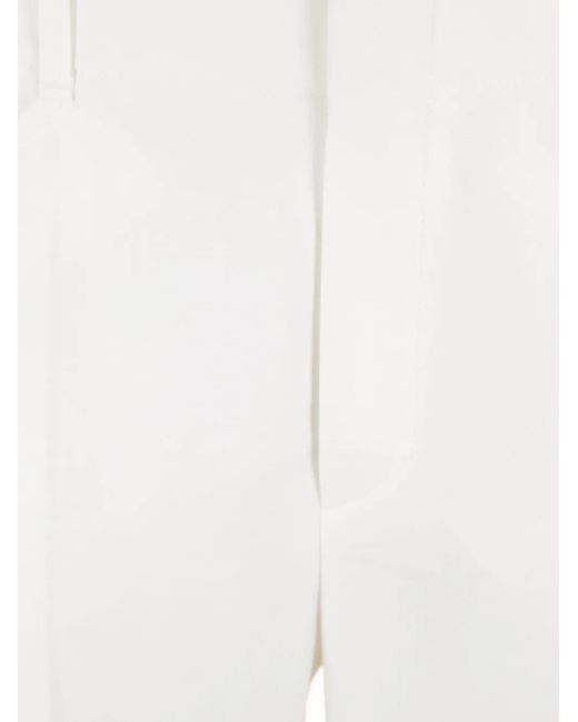 Pantaloni Sartoriali Dritti di Chloé in White