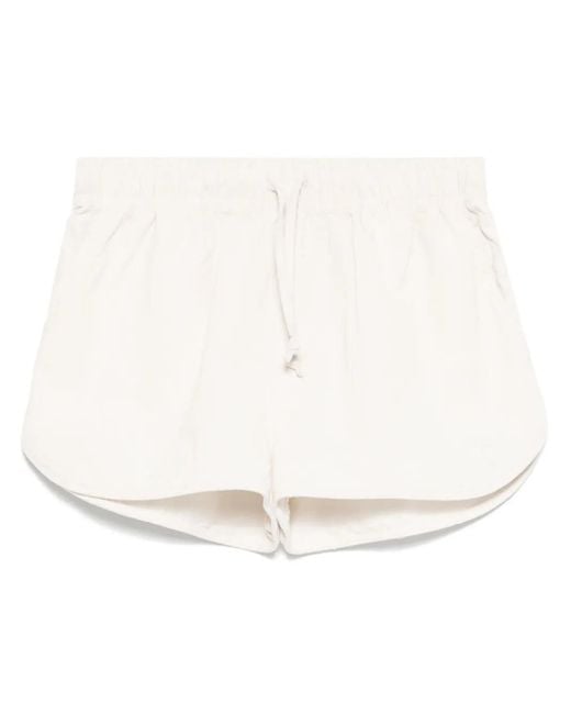 Autry White Corduroy Shorts