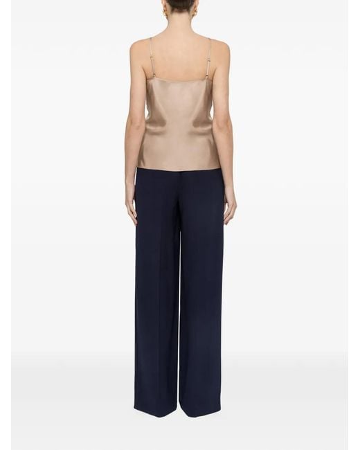 Nissa Blue Tulle-Insert Top