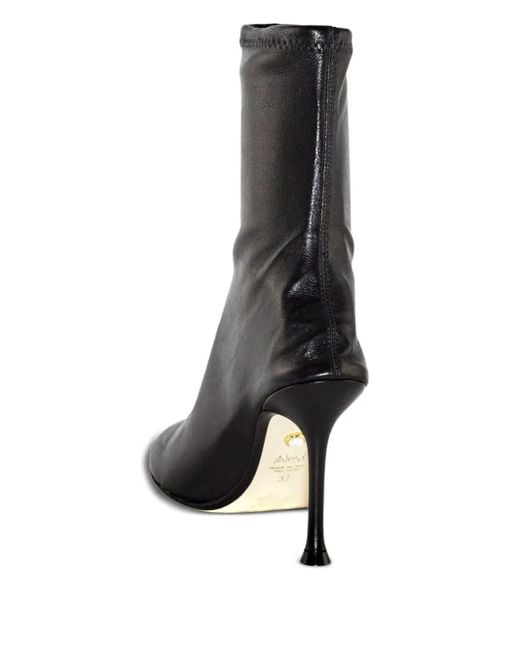ALEVI Gray 80Mm Slip-On Leather Boots