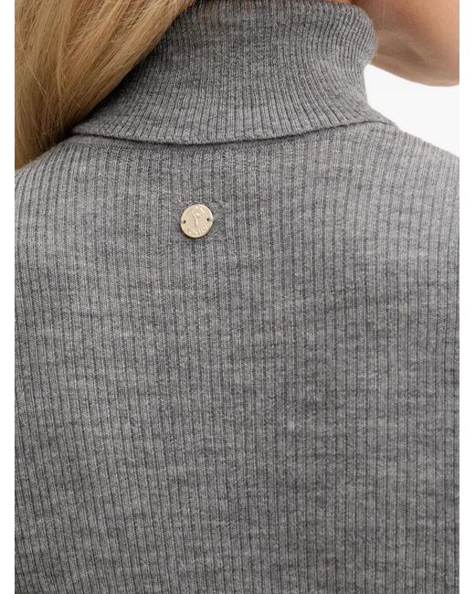 Joop! Gray Kalis Turtleneck Long-Sleeve Sweater