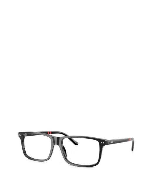Polo Ralph Lauren White Rectangle Frames Glasses for men