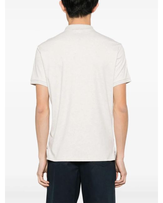 Polo Ralph Lauren White Polo Pony-Embroidered Cotton Polo Shirt for men