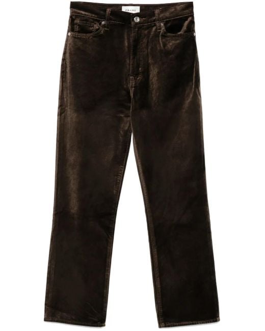 FRAME Black Le Sleek Trousers